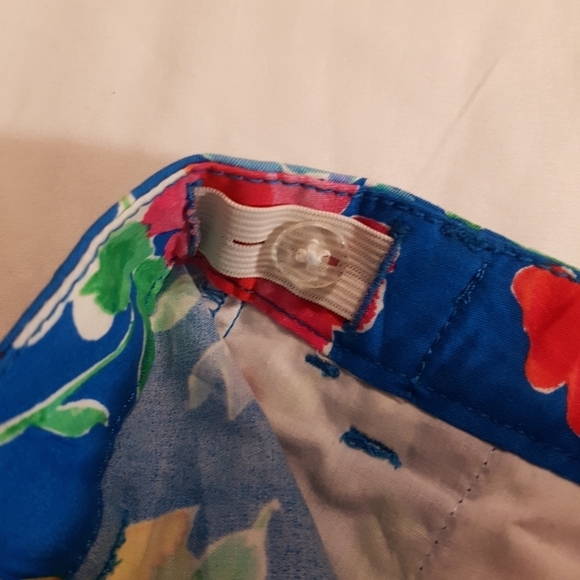 Lands' End girls size 12 flowered shorts - Picture 2 of 6